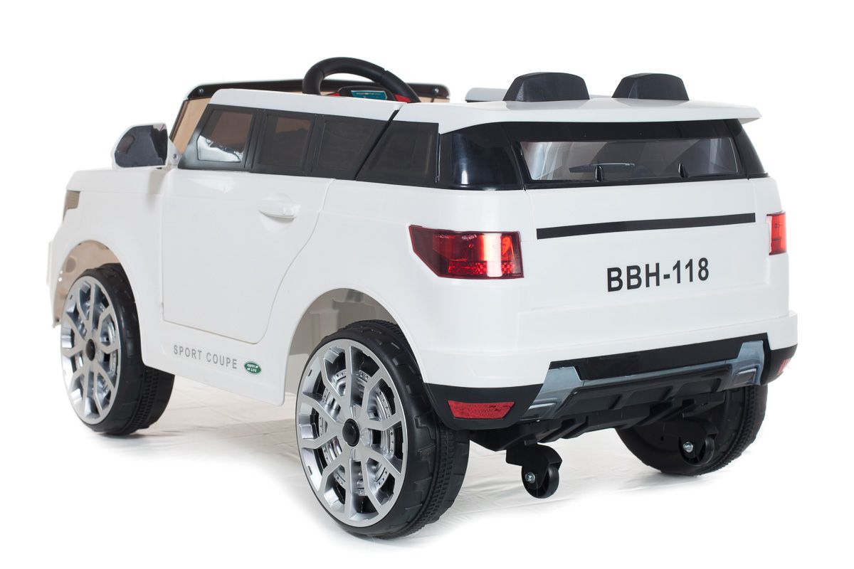 4x4 White Range Sport Off Roader - 12V Electric Ride On Car