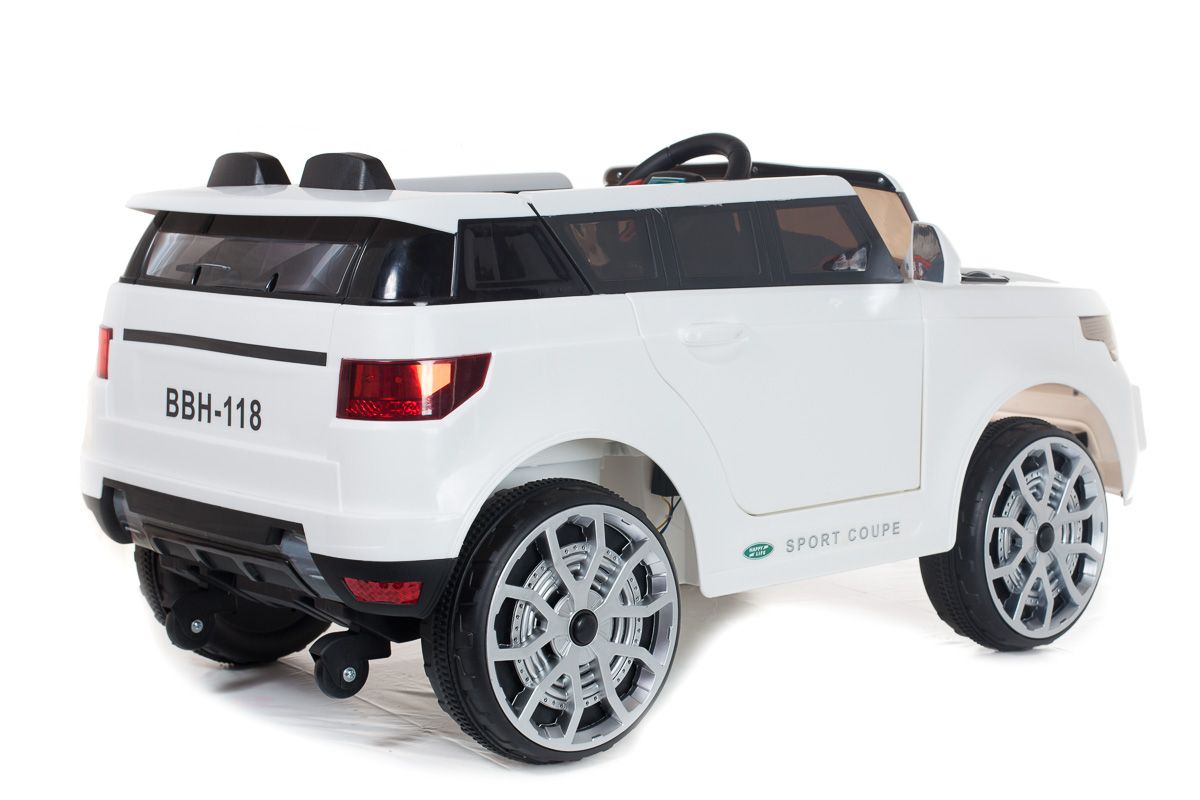 4x4 White Range Sport Off Roader - 12V Electric Ride On Car