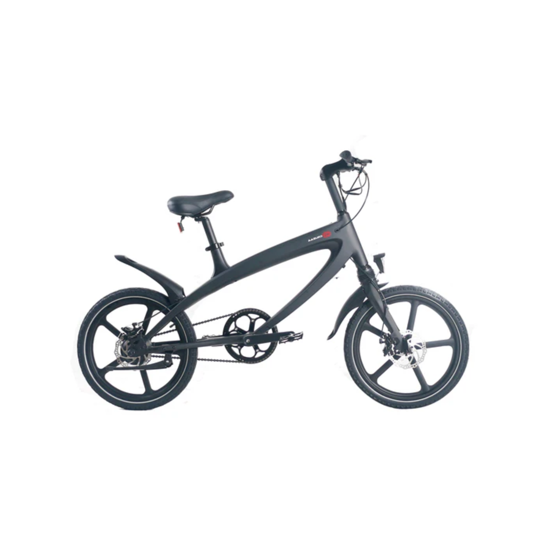 Cruzaa Carbon Black Electric Bike 240W With 25 km/h Top Speed