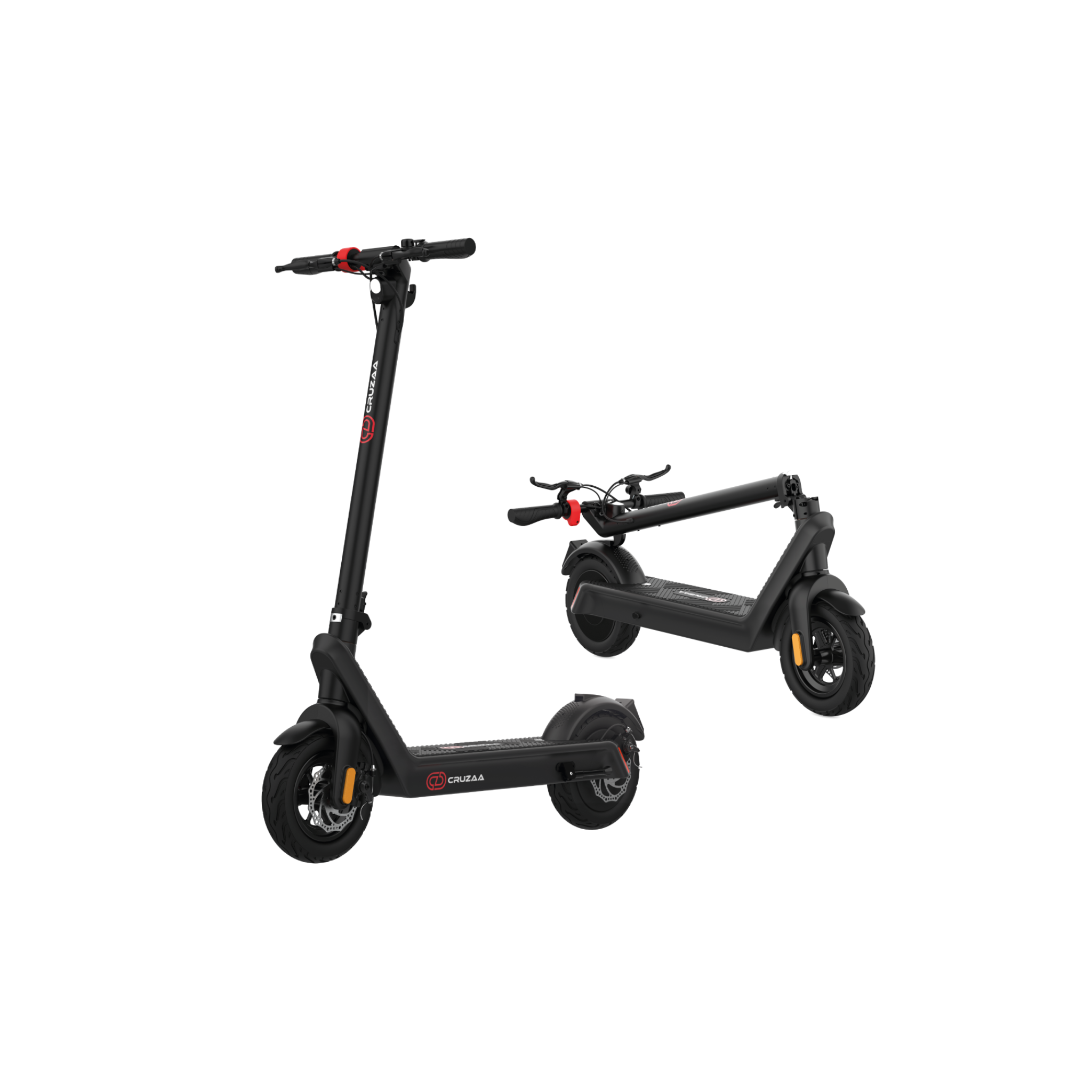 Cruzaa Commuta Pro Max Electric Scooter – 100 KM Range, 40 KM/H Speed, Black