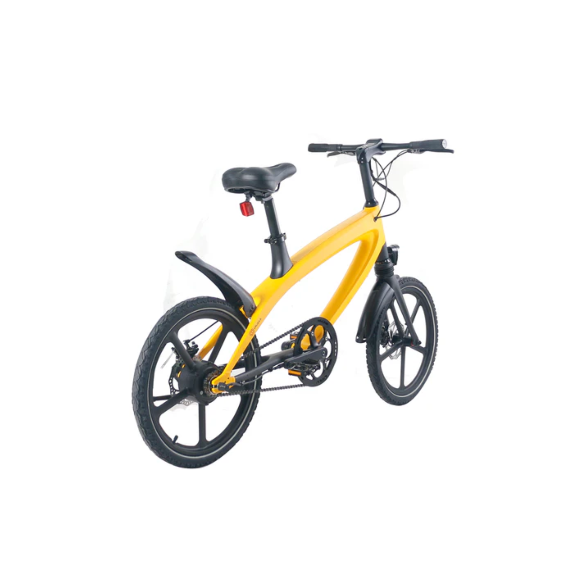 Cruzaa Yellow Electric Bike – Lightweight, 25 km/h Top Speed, 60 km Range