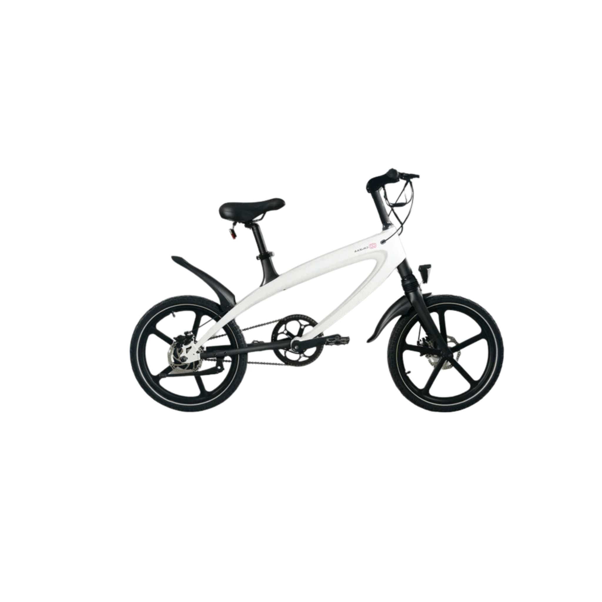 Cruzaa White Electric Bike With  25 km/h Top Speed