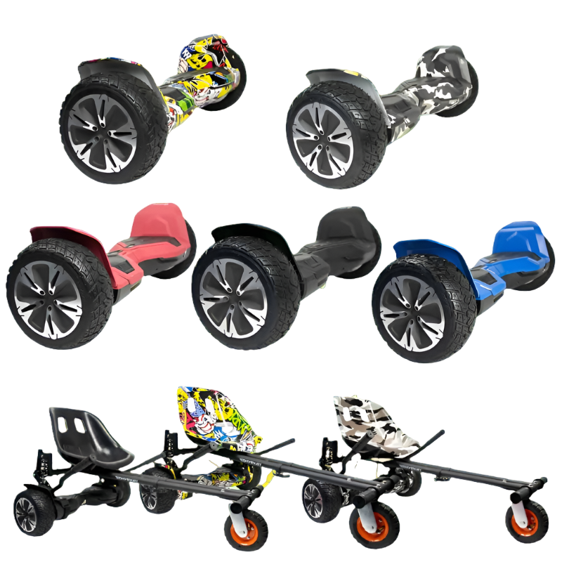 G2 Pro Self Balancing Hoverboard 8.5" Bundle + Free Monster Kart