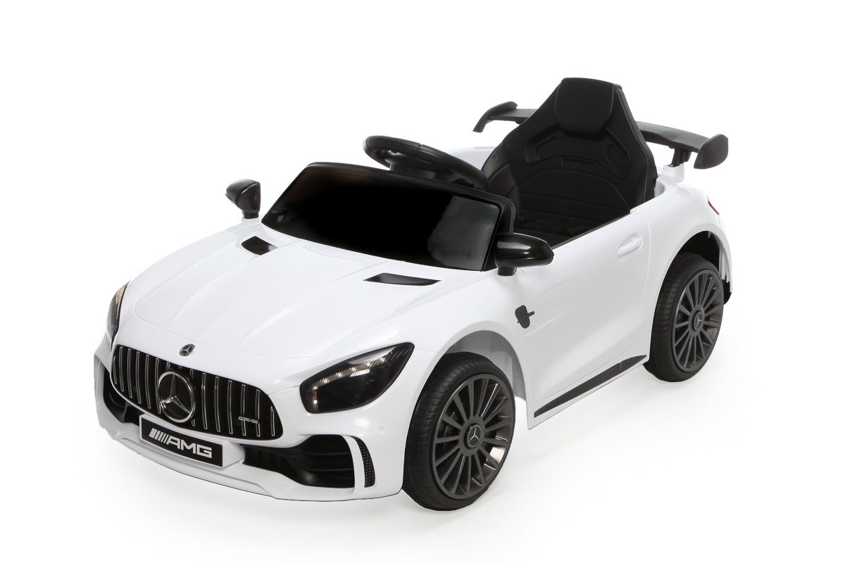 12V Licensed Mercedes GTR Ride On Car White