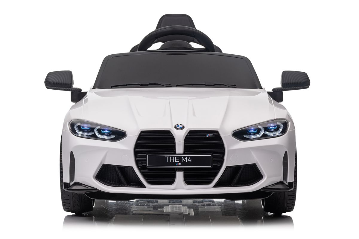 12V Licensed White BMW M4 Competition Battery Ride On Car