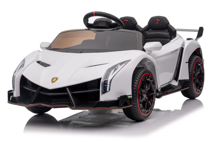 12V Licensed Lamborghini Veneno Ride On Car White